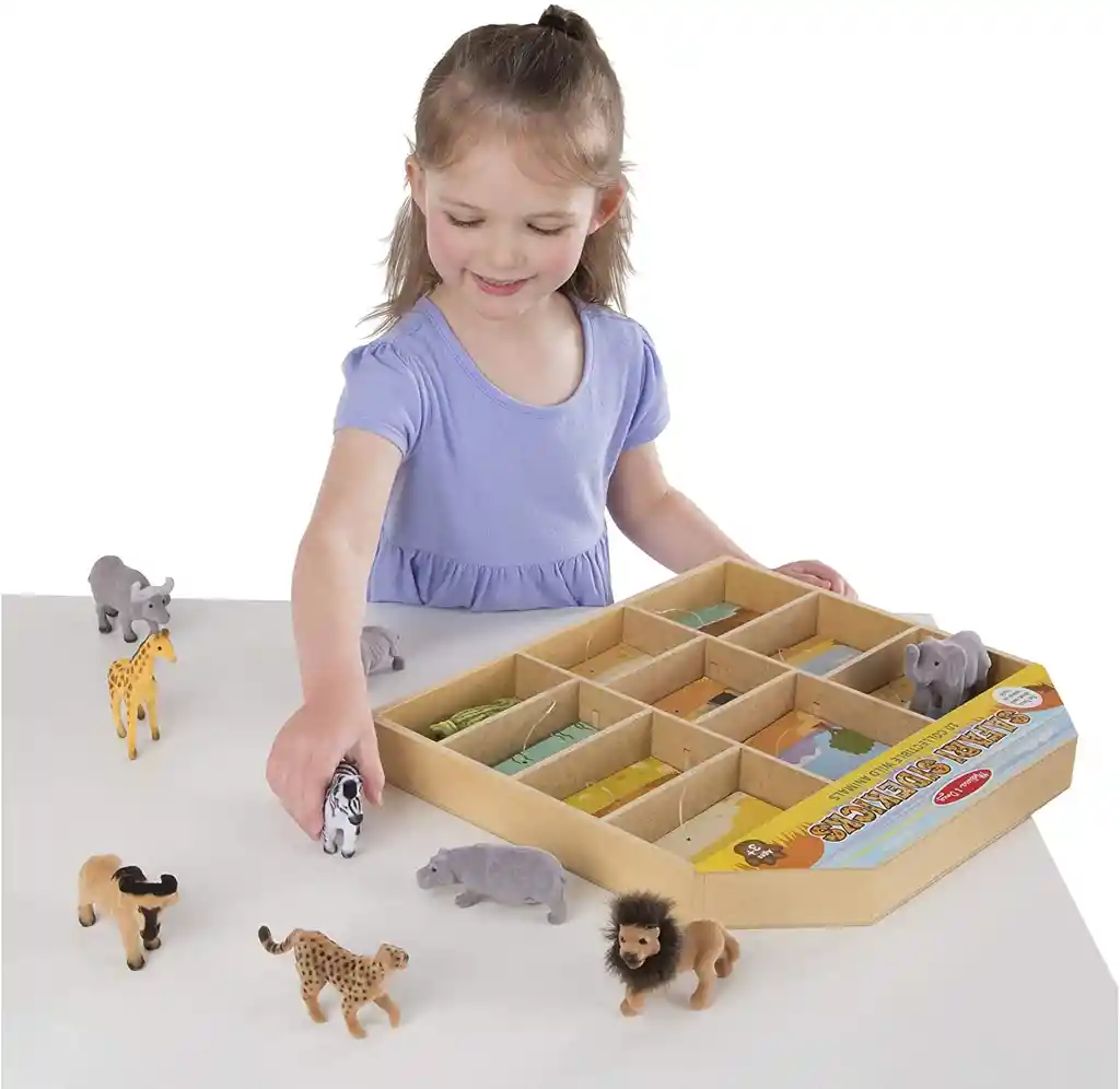 Juguete Niños Set Animales De La Selva 10 Figuras Juego Niña