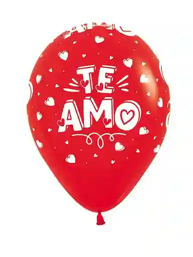 Amor Bomba Globo Biodegradable De Latex Roja Te Amo