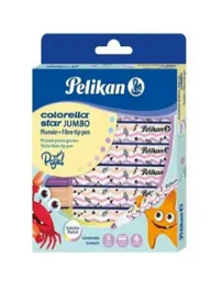 Plumones-marcadores Pelikan Jumbo Pastel X 8und