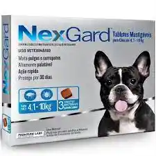 Nexgard Antipulgas Para Perros De 4.1 A 10 Kg