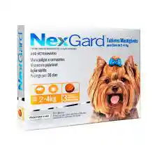 Nexgard Antipulgas Para Perros De 2 A 4 Kg