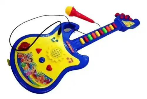 Guitarra Microfono Musical Bebes Animales Juguete Niños