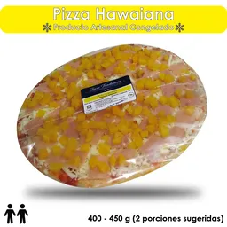 Pizza Hawaiana (mediana); 2 Porciones Sugeridas