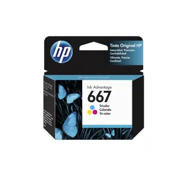 Hp Cartucho De Tintaoriginal Ink Advantage 667 Color