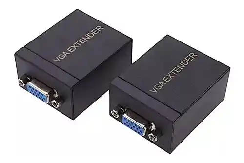 Extensión Extender Vga X Rj45 Utp Cat 5e/6 Hasta 60 Metros