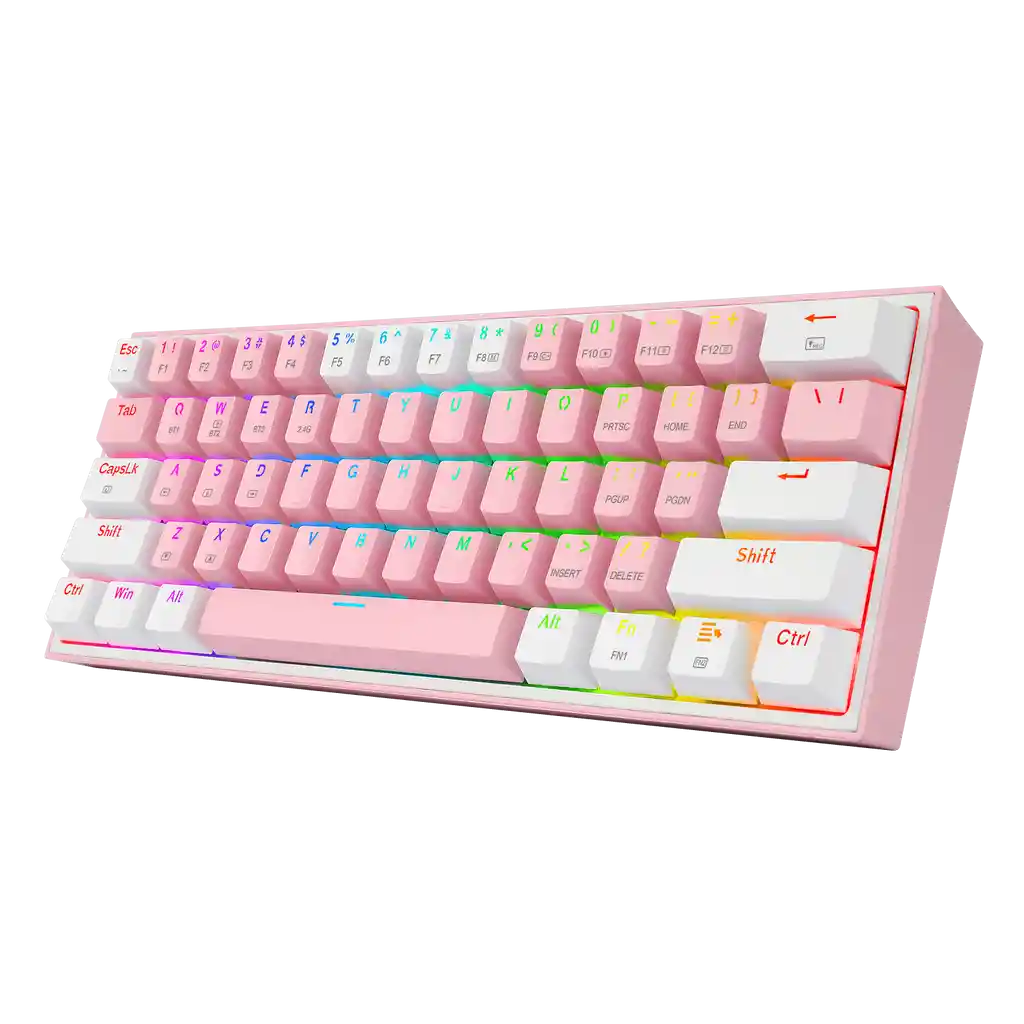 Redragon Teclado K616-Rgb Fizz Pro - Mecanicorosa-Blanco