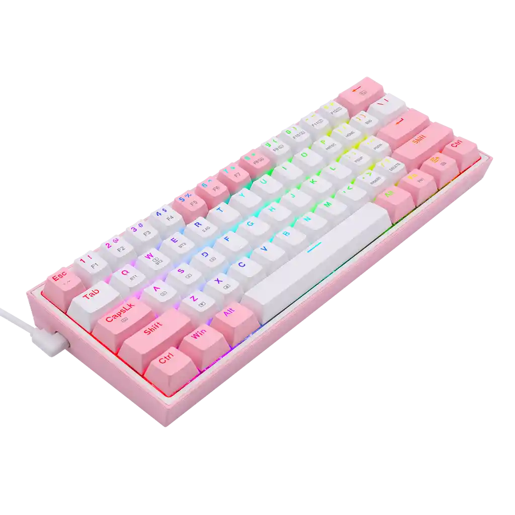 Redragon Teclado K616-Rgb Fizz Pro - Mecanicorosa-Blanco