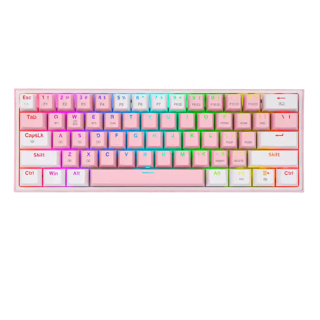 Redragon Teclado K616-Rgb Fizz Pro - Mecanicorosa-Blanco