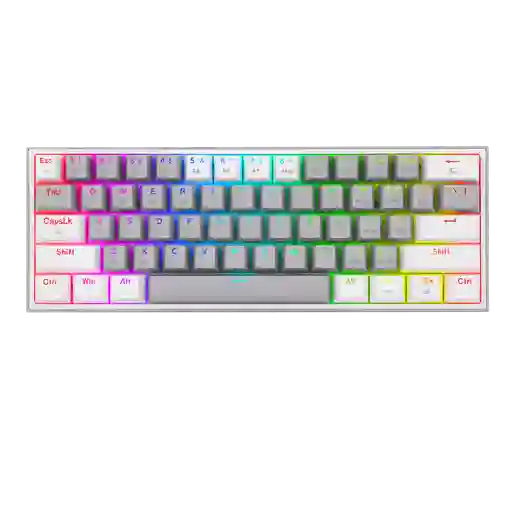 Redragon Teclado K616-Rgb Fizz Pro Mecanicogris-Blanco