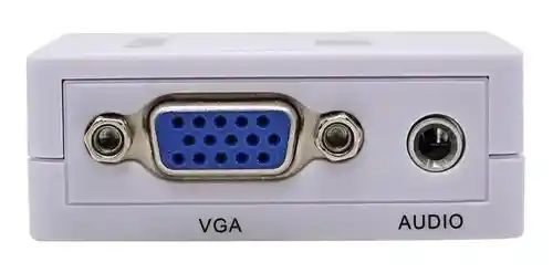 Convertidor Vga A Hdmi Tv Monitor Portatiles Pc + Audio