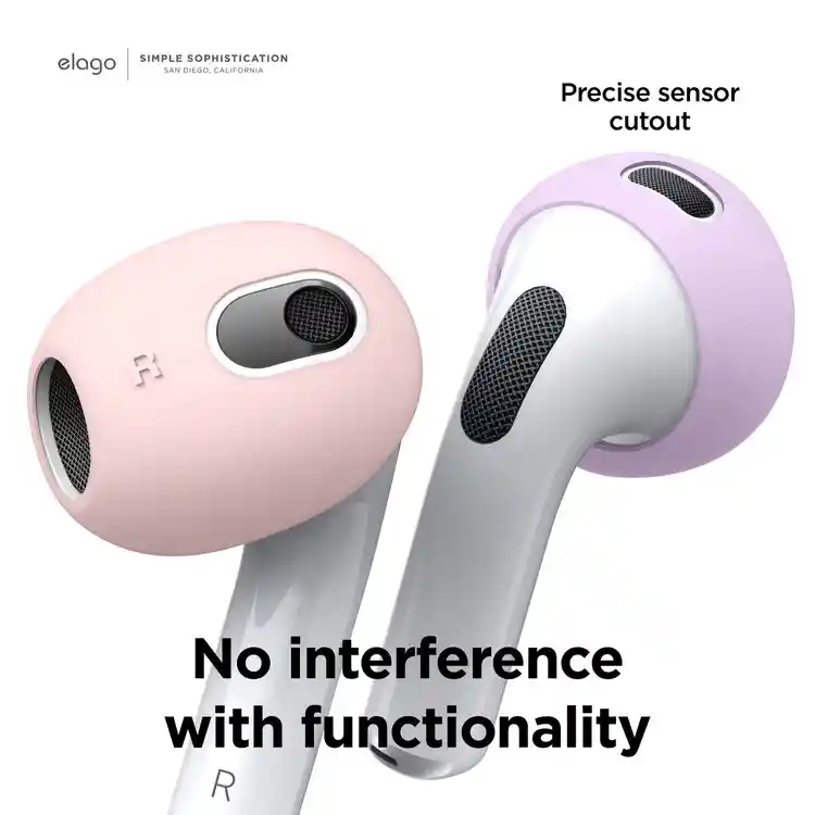 Almohadillas De Silicona Para Airpods 3 X2 Pares En Colores