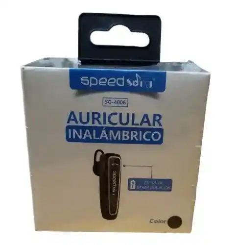 Bluetooth Auricular Inalambrico Speed Song Larga Duración
