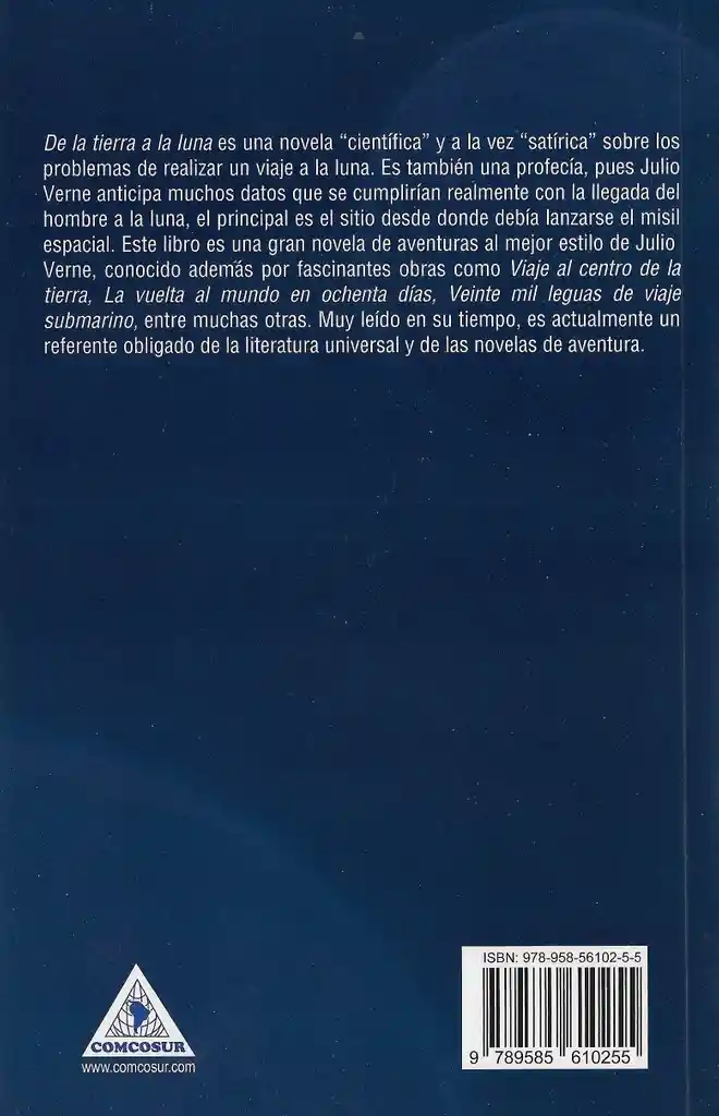 De La Tierra A La Luna - Julio Verne - Libro Nuevo, Original