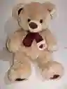 Peluche Oso Beige-vinotinto