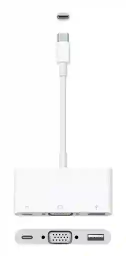 Cable Adaptador De Apple Usb-c A Vga / Usb / Usb-c 3 En 1