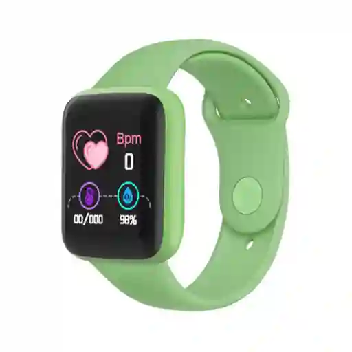 Verde Reloj Inteligente Smartwatch Bluetooth Sensor Pulso Cardiaco