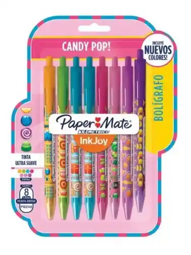 Bolígrafo Kilométrico Candy Pop X8 Retráctil