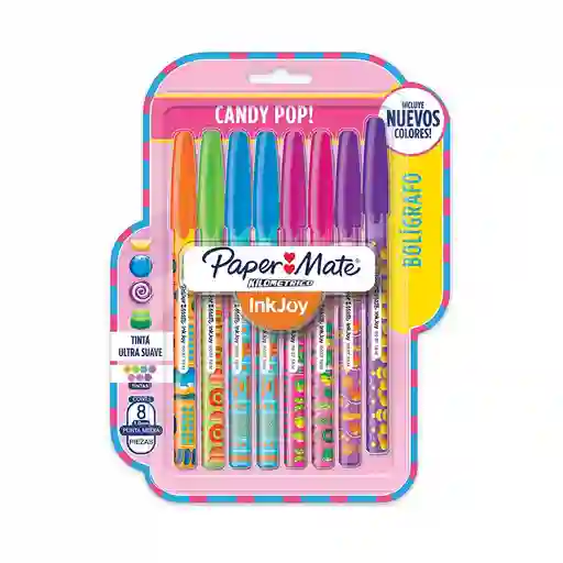 Bolígrafo Kilometrico Candy Pop X8 Tapa