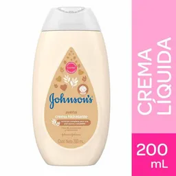 Crema Líquida Johnson Baby Avena Natural 200 Ml