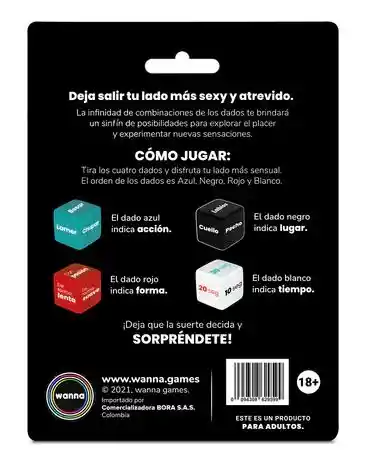 Dados Juego Erótico