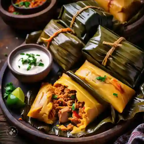 Tamal de Masa con Cerdo