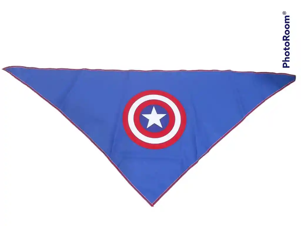 Pañoleta Talla Xl Diseño Del Capitan America