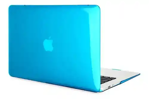 Macbook Carcasa / Case + Protector Tecladoair 11 Espanol, A1370-A1465 - Azul Claro