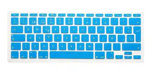 Macbook Carcasa / Case + Protector Tecladoair 11 Espanol, A1370-A1465 - Azul Claro