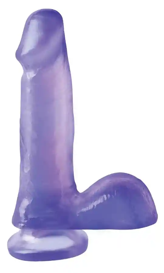 Dildo Basix Dong Con Ventosa 6" Pipedream Morado