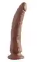 Dildo Basix Slim Seven 7" Pipedream Marrón