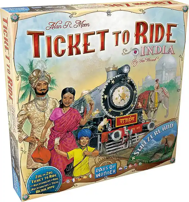 Juego De Mesa Ticket To Ride India Aventureros Tren Español