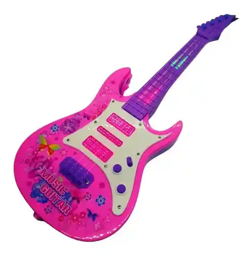 Guitarra Juguete Luces Musical Bebes Juguete Niñas