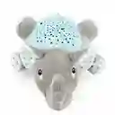 Lampara Para Niños Proyector Luz Elefante Estrellas Peluche