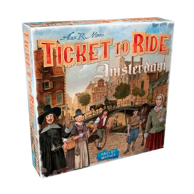 Juego De Mesa Ticket To Ride Amsterdam Ingles