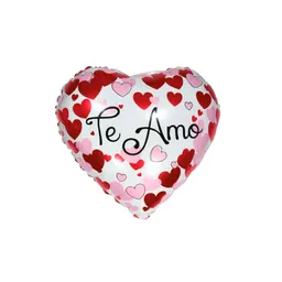 Globo Forma Corazon Te Amo Corazones Fondo Blanco