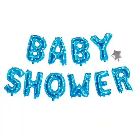Kit Globo Baby Shower Color Azul 13 Und