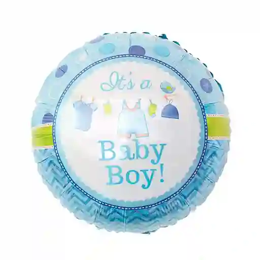 Globo Circular Baby Shower Baby Boy