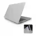 Carcasa Antideslizante + Teclado Español Macbook Air 13 2008 A 2017 - Transparente