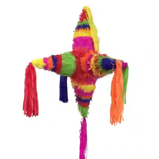 Piñata En Papel Estrella Puntas