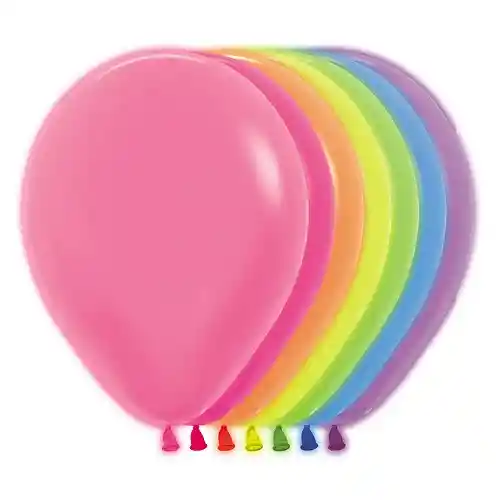 Globo R12 Colores Neon