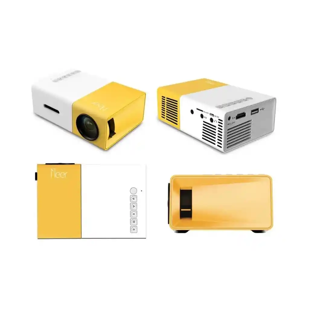 Mini Proyector Led Video Beam 600 Lumens Yg300 Hdmi Usb Av