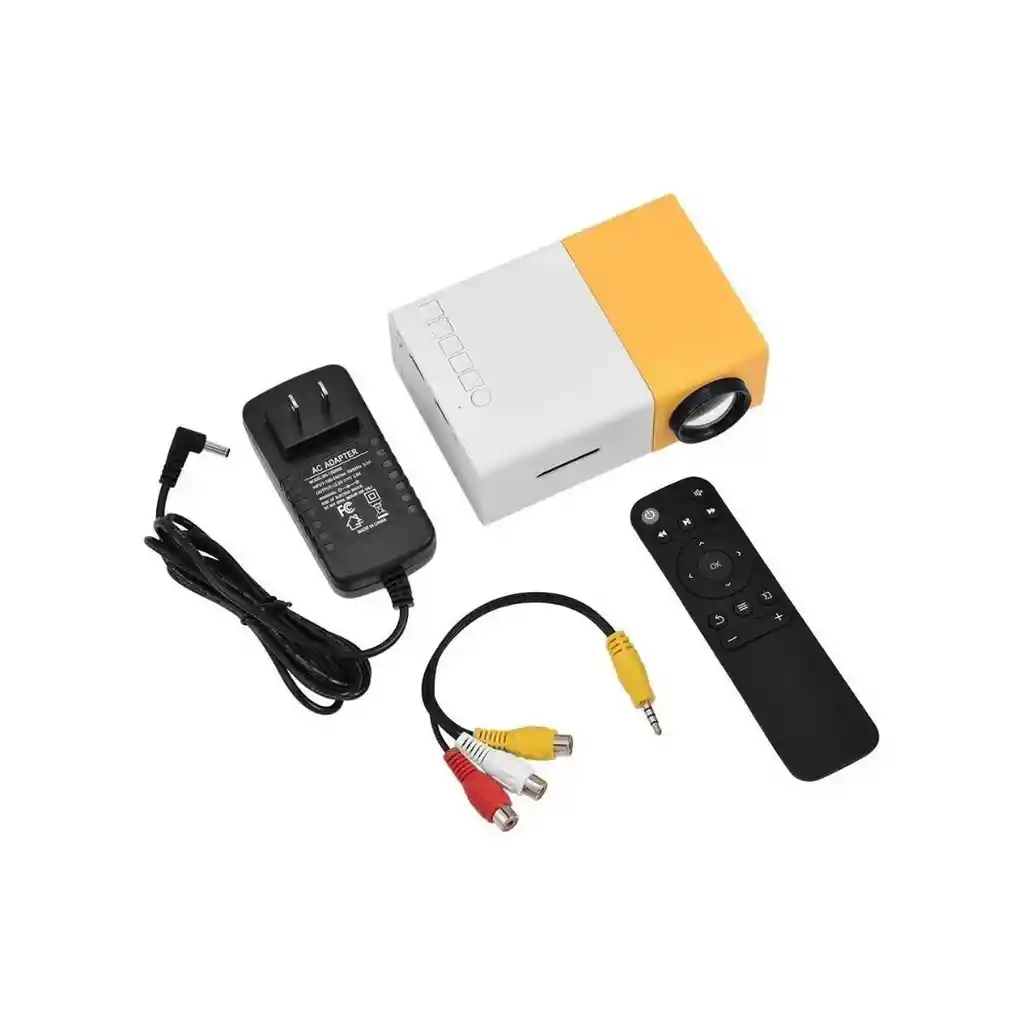 Mini Proyector Led Video Beam 600 Lumens Yg300 Hdmi Usb Av