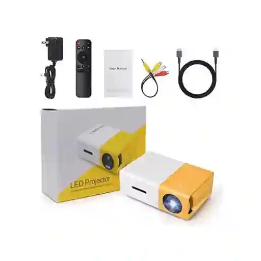 Mini Proyector Led Video Beam 600 Lumens Yg300 Hdmi Usb Av