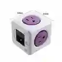 Multitoma Powecube 4 Entradas 2 Puertos Usb + 4 Adaptadores Viajera