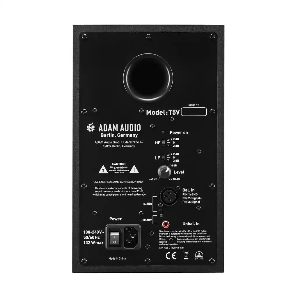 Adam Audio T5v Monitor Activo De 5 (valor Por El Par)