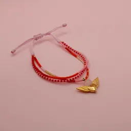 Pulsera Mostacilla Triple Ángel