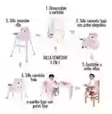 Silla Comedor Para Bebe Multifuncional 5 En 1