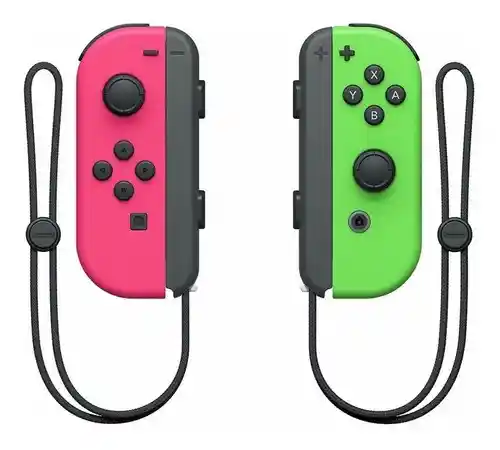 Nintendo Jay-Con Control Deswitch L Y R - Colores Varios - Verde Neon/Rosa Neon