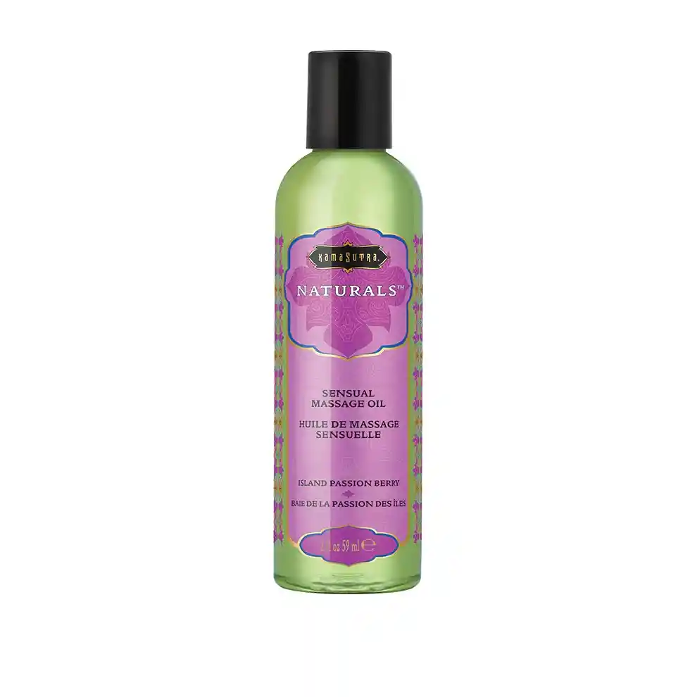 Aceite De Masaje Naturals (2 Oz) Kamasutra Bayas De La Pasion