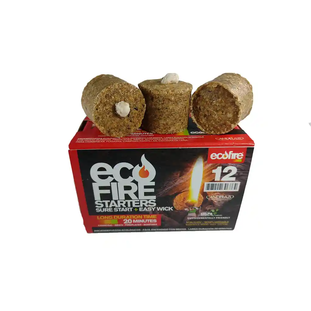 Iniciadores De Fuego Ecológicos Eco Fire X12 Unidades